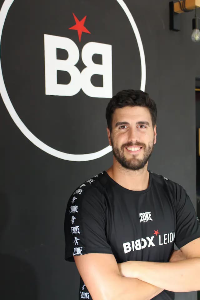 Adrián entrenador en Bibox Leioa